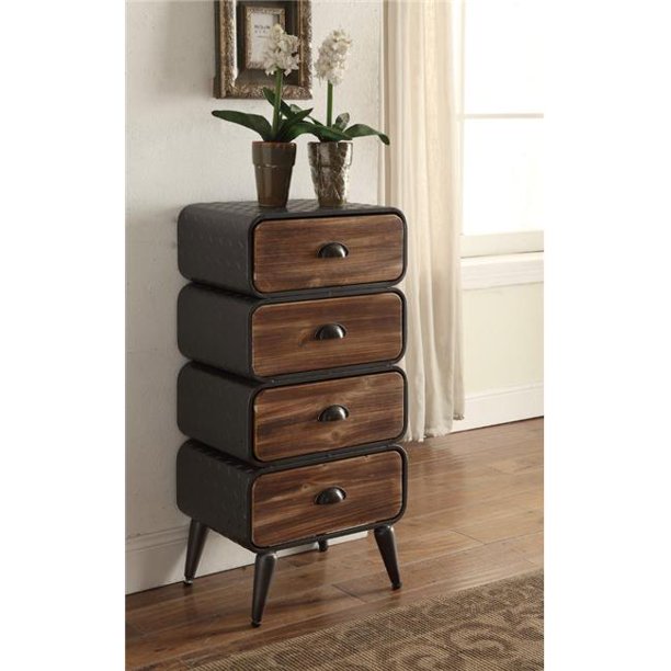 4D Concepts 162016 Urban Loft 4 Rounded Drawer Chest