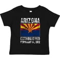 thumbnail image 3 of Inktastic Established February 14, 1912 Arizona Flag Boys or Girls Toddler T-Shirt, 3 of 5