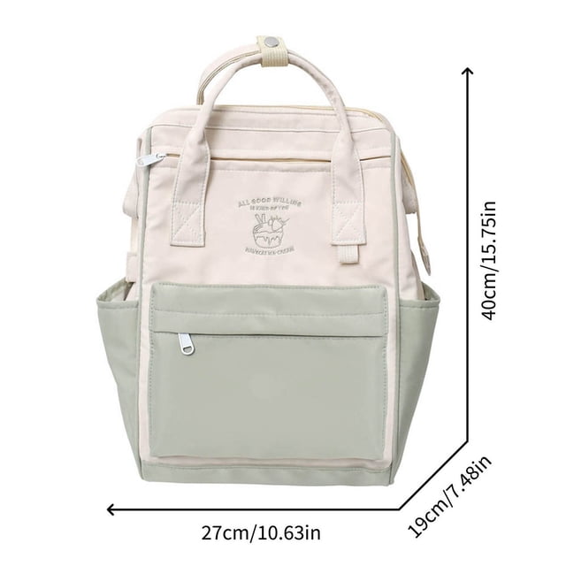 Backpacks for School Stickers and Decals Versatile Large Capacity Junior High School Student Backpack Color Matching Foolproof Backpack New Student Backpack for The Start of The School Season