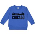 thumbnail image 2 of Inktastic Chicago Skyline Grunge Toddler Sweatshirt, 2 of 4
