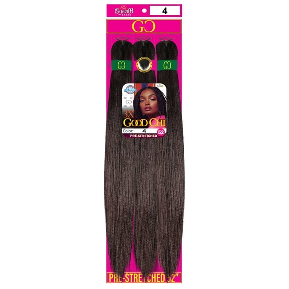 3X Good Chi Pre-Stretchced Braid 52" - #4