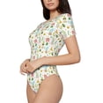 thumbnail image 3 of Picia Summer Beach Gnomes Womens One Piece Swimsuits Modest Tummy Control Bathing Suits Lace Up Slimming Swim Suit-X-Large, 3 of 9