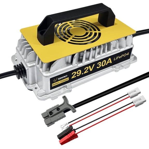 SIHAO 29.2V 30A Golf Cart Battery Charger 950W Smart Battery Charger with IP65 Waterproof, for Lead-Acid Batteries (Pallet Jack/Floor Scrubber/Golf Cart)