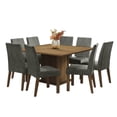 thumbnail image 1 of Juego de Comedor Mesa de Madera con 8 Sillas Marrón/Silver Doris Madesa, 1 of 10