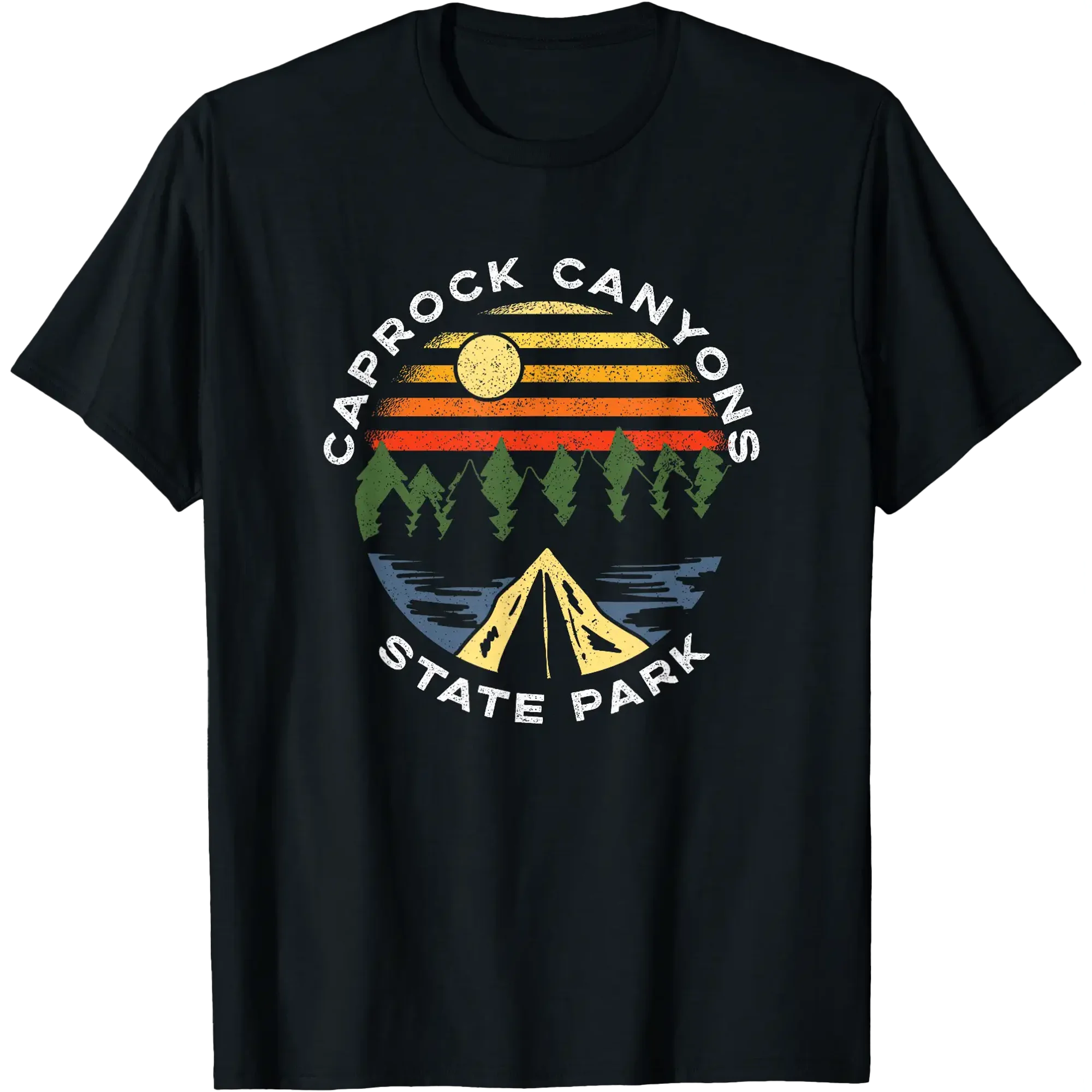 Caprock Canyons State Park Texas Camping Vacation Souvenir T-Shirt