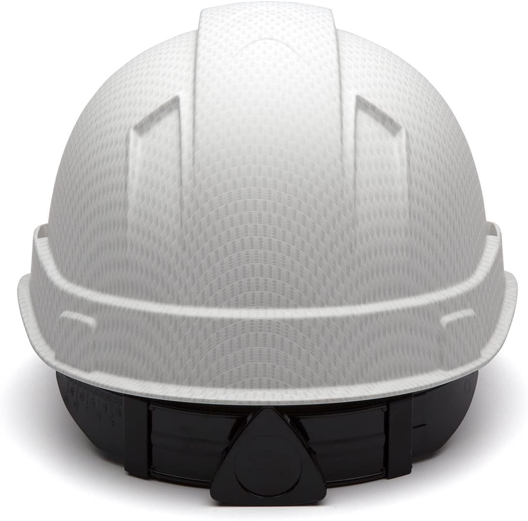 Pyramex Ridgeline Cap Style Hard Hat HP44116 Matte White Graphite Pattern Cap St