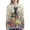 Multicolor-Cat Daisy, variant on DISNIMO Wolf Moon Printed Hoodies for Women Long Sleeve Hooded Tops Zip Up Sport Sweatshirt with Pockets, XS