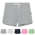 thumbnail image 2 of QATAINLAV Men 5 Inch Shorts Summer Comfy Cotton Workout Shorts Lace-up Elastic Mid-waist Beach Shorts Basic Solid Color Running Shorts with Pockets Mother's Day Gifts Pink XL, 2 of 4