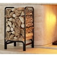 thumbnail image 1 of Firewood Rack Log Holder for Indoor Outdoor Fireplace Black Detachable Firewood Storage Log Storage Holder, 1 of 9
