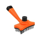thumbnail image 6 of Yajisi Self-Cleaning Pet Grooming Brush for Dogs and Cats, Deshedding Tool Removes Loose Undercoat, Tangled Hair, Dander and Dirt, Ergonomic Handle, Orange, 6 of 9