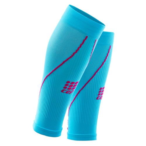 Womens Calf Compression Sleeves - CEP Running 2.0 (Hawaii Blue