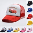 thumbnail image 2 of Disney rayo mcqueen moda anime gorras de béisbol sombrero casual dibujos animados gorra de sol verano niños unisex regalo de cumpleaños hola suerte unisex, 2 of 2