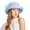 Light Blue, variant on Ltpwer Women's Organza Derby Hat,Fascinator Church Hat,Summer Cloche Veiled Sun Hat,Mesh Net Bowler Caps with Face Veil,UV Protection Fashion Hat for Wedding,Tea Party Outdoor Hat