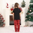 thumbnail image 4 of Matching Family Christmas Pajamas, Short Sleeve Top And Buffalo Plaid Pants Set, Christmas Memories Together, Soft Loungewear for Christmas Morning, Family Sleepwear for Xmas Eve, 4 of 4
