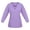 Light Purple, variant on Women's Fashionable Color-Blocked V-Neck Long Sleeve Scrub Top with Drawstring and Pockets, Stretch Fabric Pullover Medical Uniform for Nurses Healthcare Professionals Black L