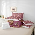 thumbnail image 5 of Manfei Animal Sloth 7-Piece Twin Bedding Sets,Jungle Safari Bedding Comforter Set,Kawaii Wildlife Breathable Sheet Sets,Super Cozy Cartoon Room Decorative,Reversible, 5 of 7