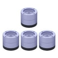 thumbnail image 4 of Luzkey 4 Pieces Washing Machine Foot Pads Anti Vibration Universal Shock Absorbing Washer Feet Pads Bed Lifts Risers for Table Couch 6cm High, 4 of 8