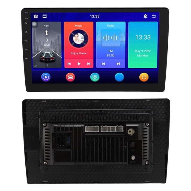 Estéreo Para Automóvil Con Pantalla Táctil, Pantalla De 10.1 Pulgadas Bluetooth 5.2 Mirror Link Pantalla Táctil Radio Para Automóvil ABS aleación De Aluminio AHD Cámara