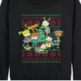 thumbnail image 3 of Rugrats - Rugrats Christmas Sweater - Women's Lightweight French Terry Long Sleeve Shirt, 3 of 6
