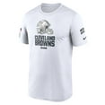 thumbnail image 2 of Men's Nike White Cleveland Browns 2024 Salute To Service Legend Performance T-Shirt, 2 of 3