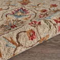 thumbnail image 4 of Ox Bay Talia 6' Round Beige Medallion Wool Indoor Area Rug, 4 of 7