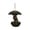 🍒 Brown_New#3746, variant on Vintage Metal Bird Feeder With Umbrella Hanging Outdoor Bird Bath, Iron Brown Rustic Bronze Finish, 11in Garden Yard Patio Lawn Decor Wild Bird Feeder