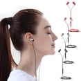 thumbnail image 2 of Fnochy Wired Earbuds Headphones, Microphone Stereo Bass Earphones, Noise Isolation in-ear Headset Compatible with All Smartphones Tablets MP3 Player That with 3.5 mm Interface (Black), 2 of 5