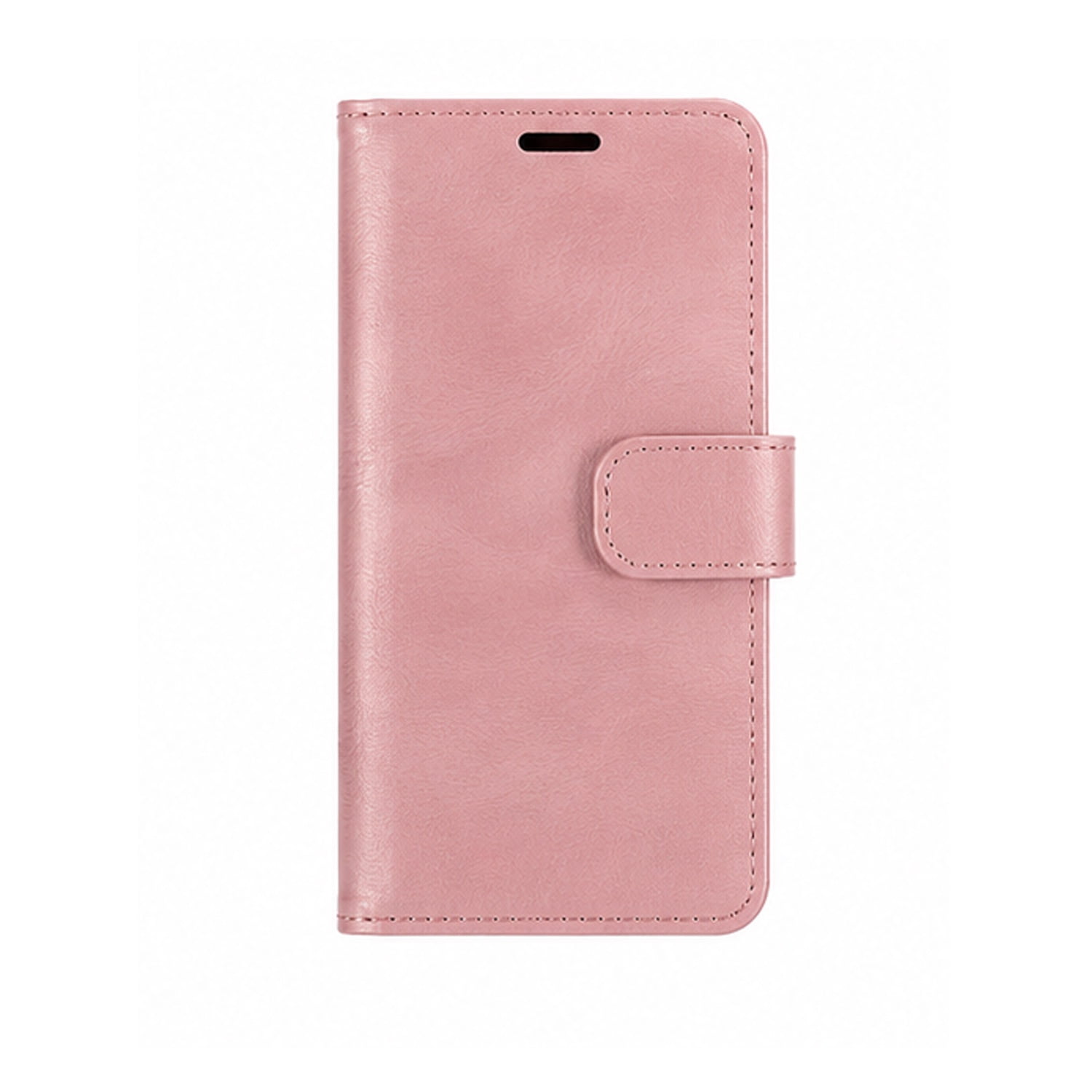 YUW-Small (4.5"-4.8") Universal Folio Wallet Case with Full Rotation Stand Feature - Rose Gold