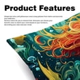 thumbnail image 2 of Mermaid Pillow Covers Sets - Decorative Pillows for Bed and Couch - Unique Patterns - Available in 16x16, 18x18, and 20x20 Inches - Set of 2 for Any Occasion, 2 of 6