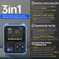 thumbnail image 3 of MYG DSO-TC3 3 in 1 Digital Oscilloscope Transistor Tester Function Signal Generator, 3 of 9
