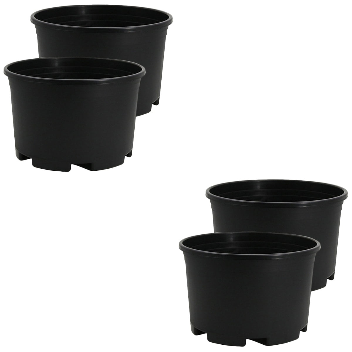 Raindrops 4 pcs  Extra Large Plastic Planter Gardening Plant Pot Portable Large Plant Flowerpot