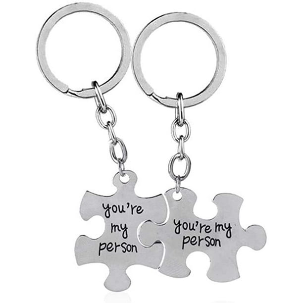 Jigsaw puzzle shop keychain