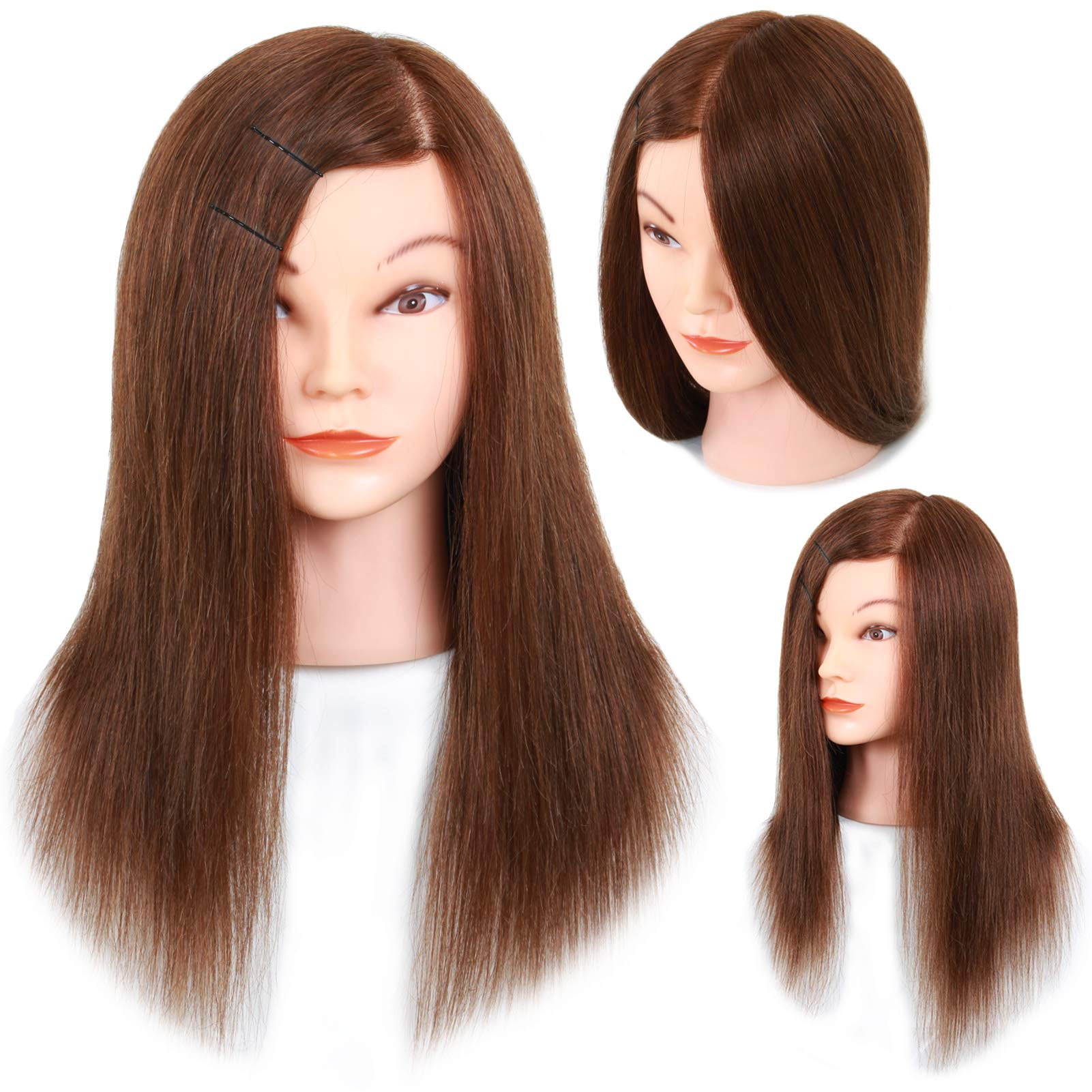Human hair head mannequin 2025