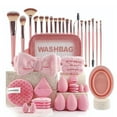 thumbnail image 1 of UOYOTT 20/40PCS Makeup Brushes And Sponges Set Soft Sponge Makeup Tool Set Professional Powder Puff Set With Facial Cleansing Band, 1 of 1