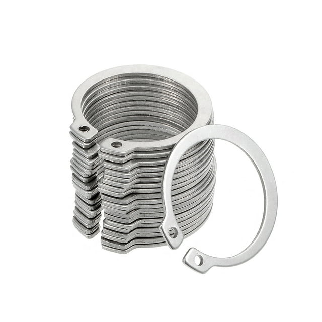Anillos de retención externos de 40 mm 304 acero inoxidable 20 piezas