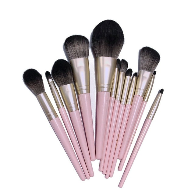Kit de brochas de maquillaje de 12 Uds. Correctores de polvo de base sintética de primera para ojos TFixol Pinceles de maquillaje