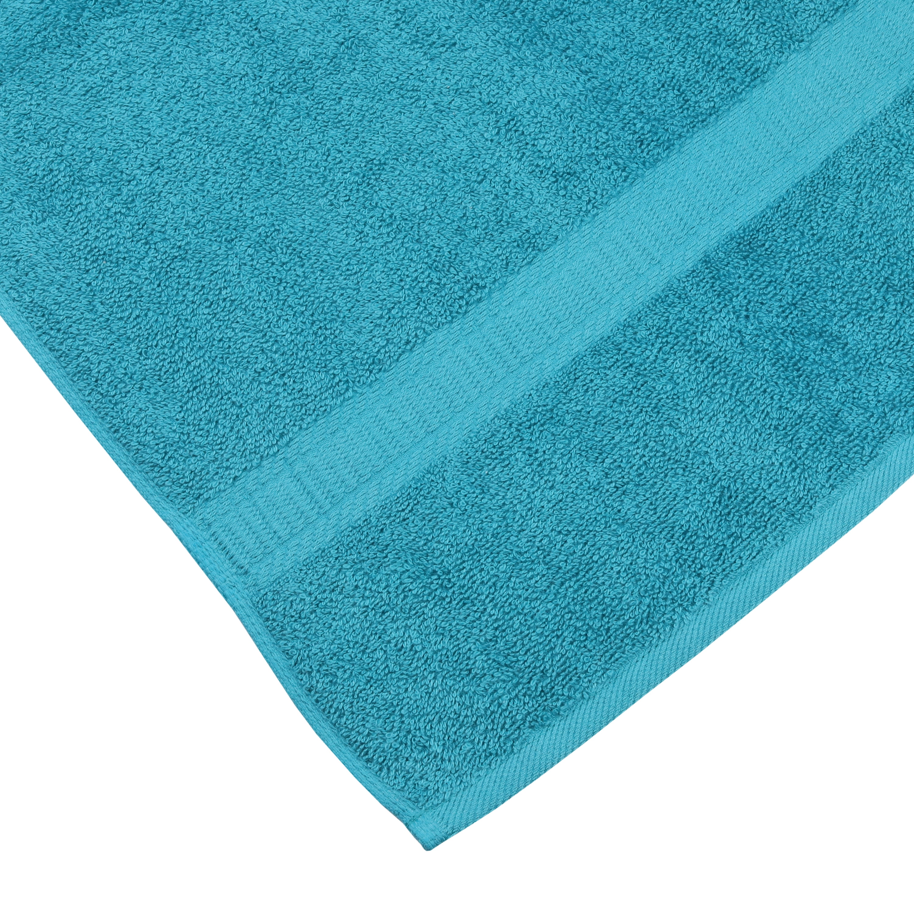 Mainstays Basic Solid Hand Towel, Turquoise