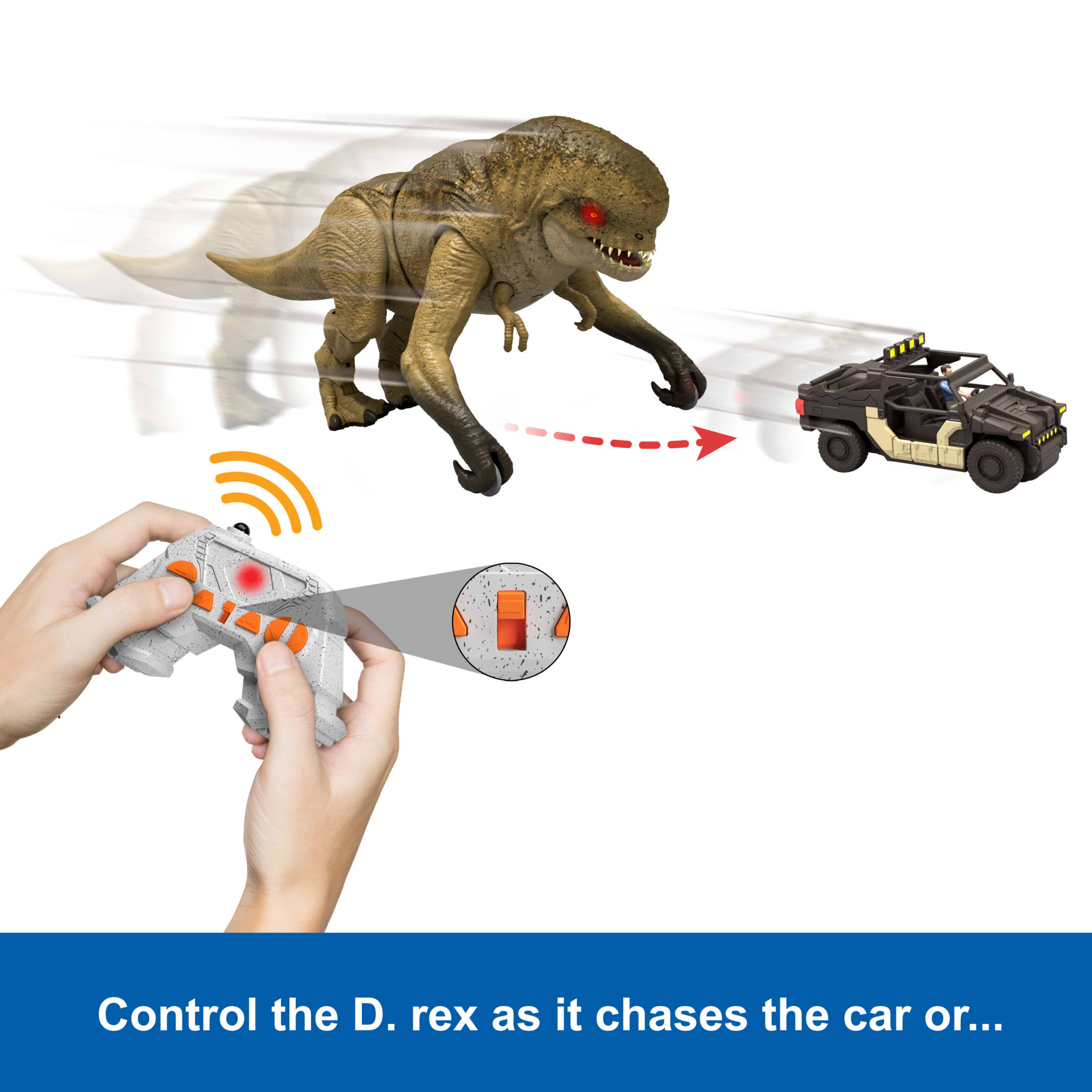 Jurassic World Rebirth Track N Chomp Distortus Rex photo 4