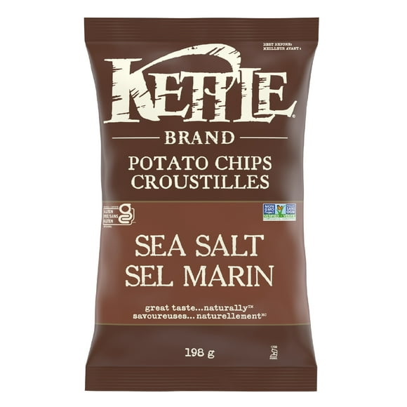 Kettle Chips Sea Salt, 198g