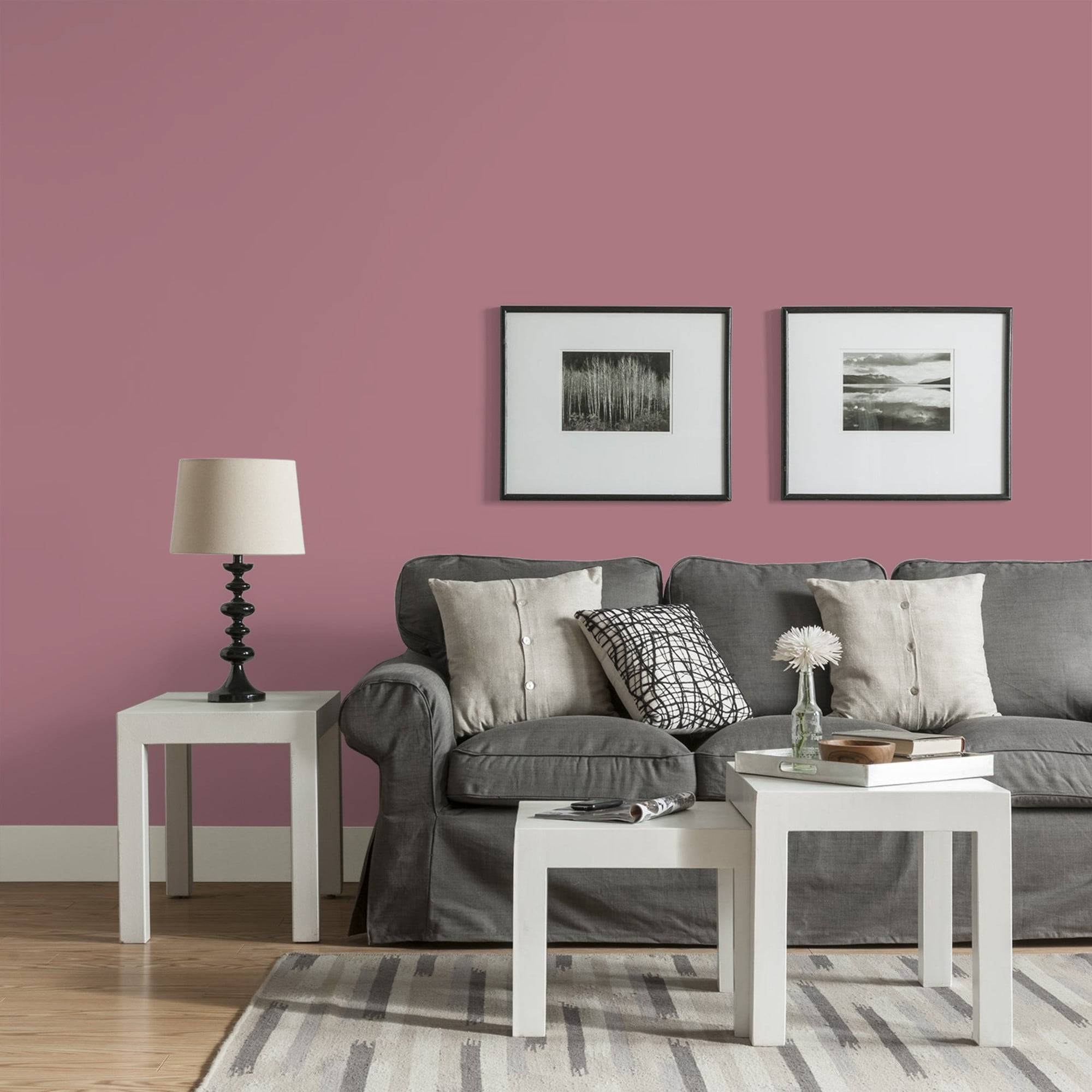 Glidden HEP Mauve Madness / Purple, Eggshell Interior Paint with Primer, 1 Gallon