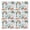 Pioneer Flower Floral-2, variant on Pioneer Flower Floral Print Pattern Summer Placemats Table Placemats Set Of 6-Linen Kitchen Washable Placemats Table Mats 12x18 Inch Non-Slip Heat Resistant