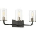 thumbnail image 2 of Sherwood 3 - Light Iron Black/Brushed Nickel Mixedmetals Wall Sconce, 2 of 2