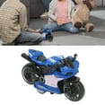 thumbnail image 3 of Jouet de Moto à Rétrofriction, Alliage Haute Simulation Intérieur Flexible et Détaillé Modèle de Moto Robuste pour Collection Rouge, Bleu, Vert, Gris, 3 of 8