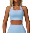 thumbnail image 1 of Parte de atrás bonita, Sujetador deportivo con cuello  for correr, sujetador de Fitness de secado rápido, chaleco de Yoga Push-Up for mujer, transpirable, 1 of 7