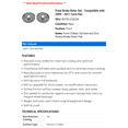 thumbnail image 2 of Front Brake Rotor Set - Compatible with 2009 - 2011 Ford Flex - Power Stop, 2 of 2