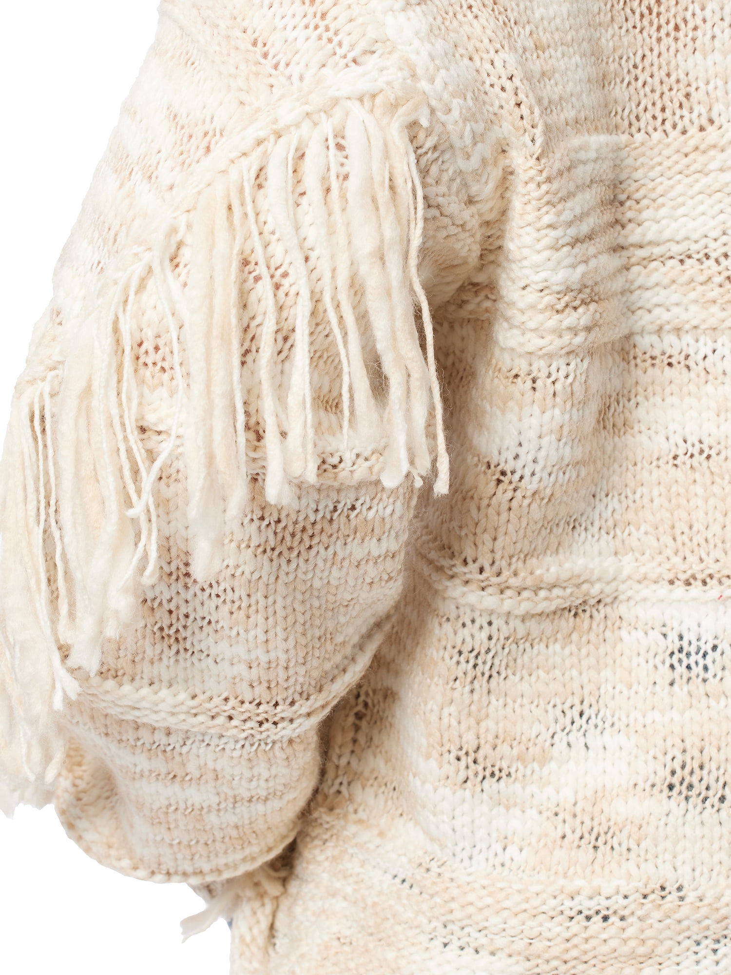 Jessica Simpson Women's and Women's Plus Aamina Fringe Cardigan Sweater, Sizes XS-4X