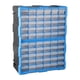 thumbnail image 3 of Organizador de piezas de 60 cajones, caja de clasificación de almacenamiento de herramientas, clavos, 60 rejillas, armario artesanal multifuncional, Azul, 3 of 9