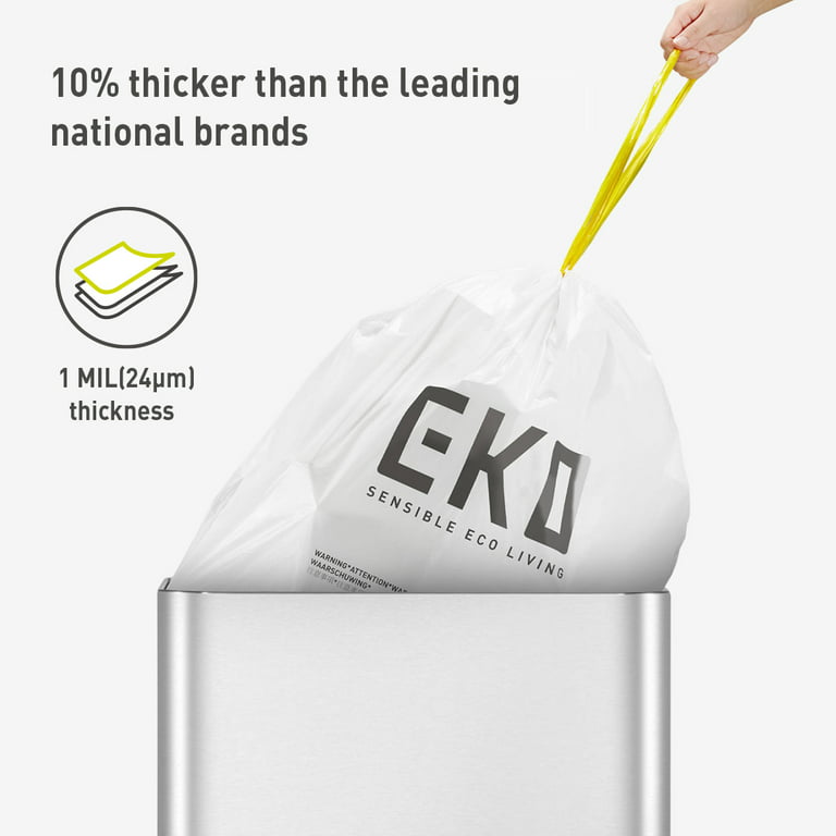 10] Garbage Bags Black XXXHD 46 Gallon – EcoQuality Store