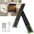 thumbnail image 1 of 16in 5 Pair Full E x tension Cajón Slides Rails Cajón Slides 100LB Capacity Resistente Full E x tension Ball Bearing Side Mount Cajón Rails, 1 of 8