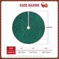 thumbnail image 2 of Lukts Teal Marble Print Color Life Christmas Tree Skirt, Winter Holiday Tree Mat Decoration ,Can be Used as A Shawl-48", 2 of 6